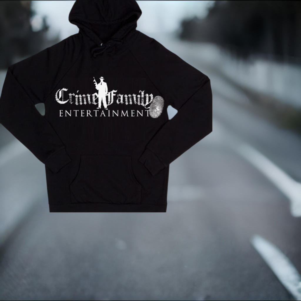 Black Crime Family Hoodie set with Sweats